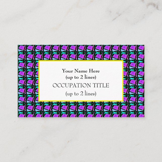Southaven Throwback! Geometric Patterns 3 Business Card (Front)