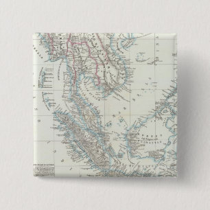 Southeast Asia 2 Inch Square Button