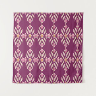 Southeast Asian: Retro Aboriginal Pattern Tapestry