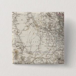 Southeast Australia Map 2 Inch Square Button