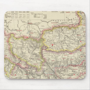 Southeast Europe, Romania, Turkey, Servia Mouse Pad