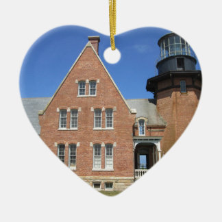Southeast Lighthouse Building Block Island Ceramic Ornament
