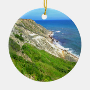 Southeastern Bluffs Block Island Ceramic Ornament