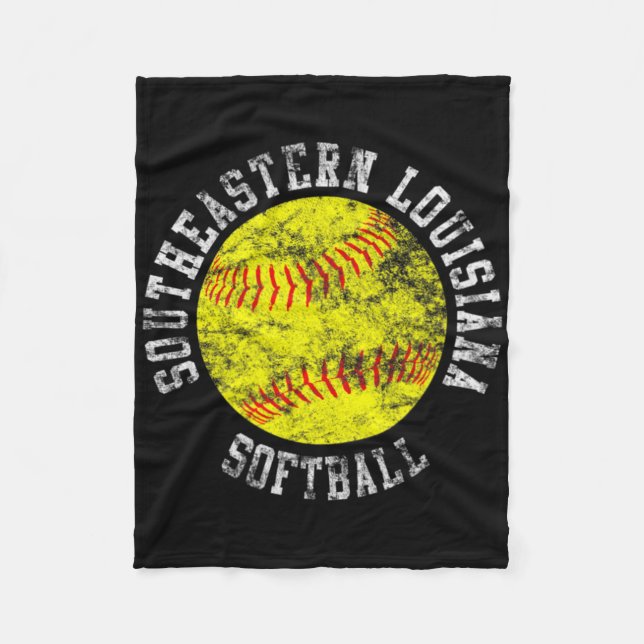 Southeastern Louisiana Softll  Fleece Blanket (Front)