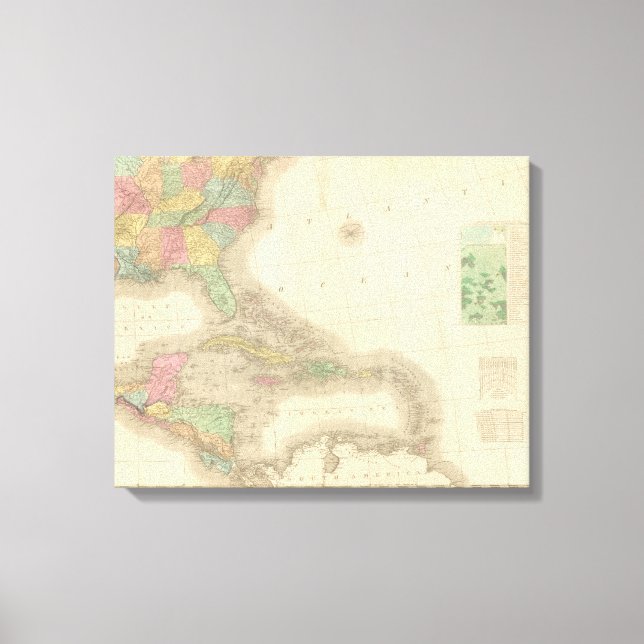 Southeastern North America Canvas Print (Front)