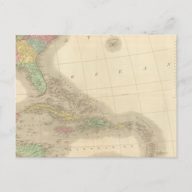 Southeastern North America Postcard (Front)