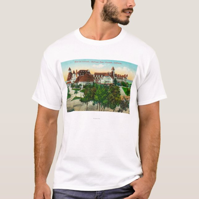 Southeastern View of the Hotel del Coronado T-Shirt (Front)