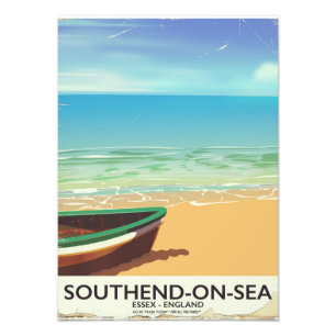 Southend-on-Sea, Essex Vintage travel poster