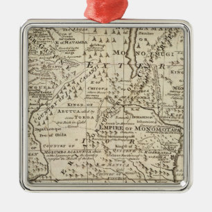 Southern Africa 4 Metal Ornament