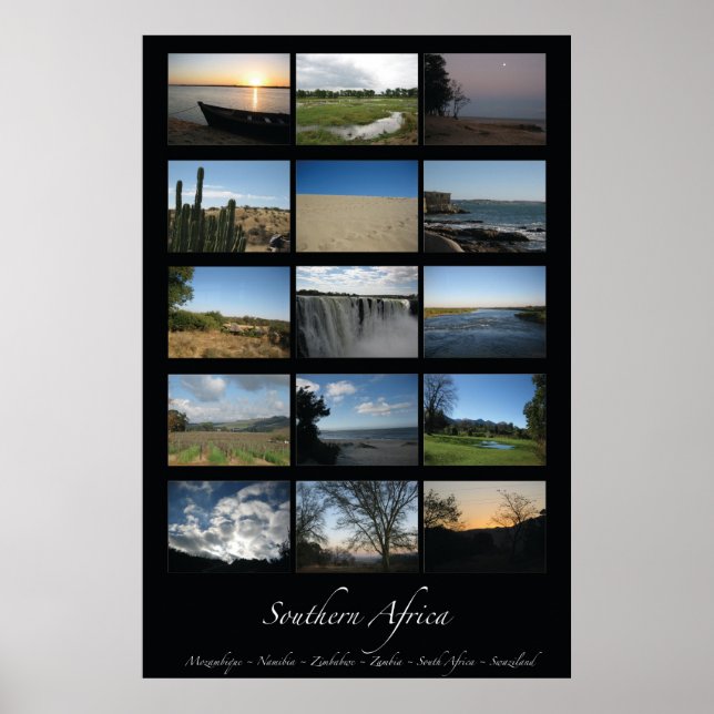 Southern Africa Poster (Front)