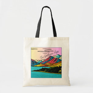 Southern Alps Landscape Double-Sided Tote Bag