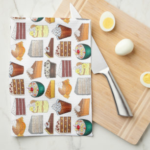 Southern Bakery Food Desserts USA American South Kitchen Towel
