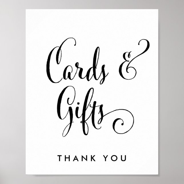 Southern Belle Calligraphy Cards and Gifts Sign (Front)