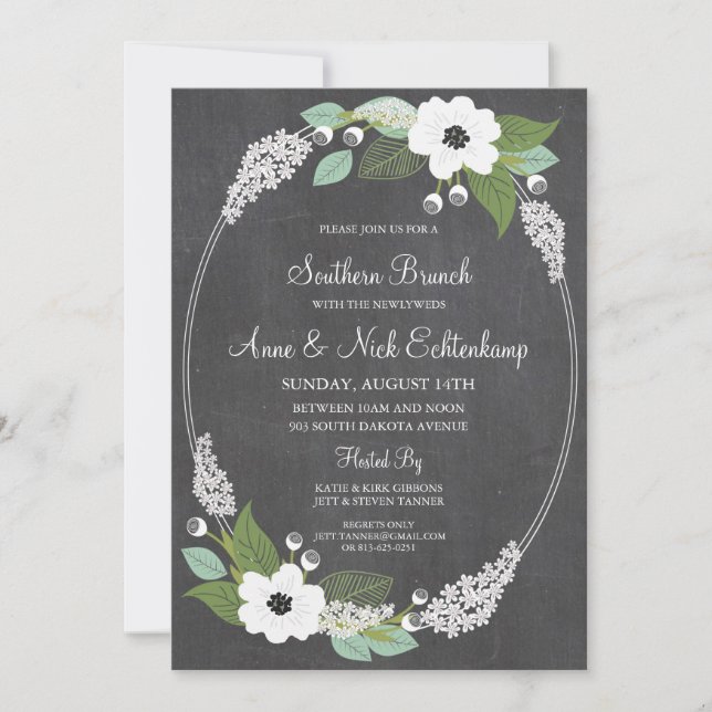 Southern Brunch Invitation (Front)