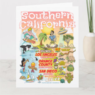 Southern California Blank Card