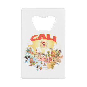 Southern California CALI Credit Card Bottle Opener