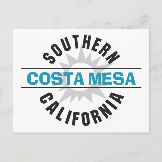 Southern California - Costa Mesa Postcard (Front)