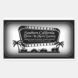 Southern California Drive-In Movie Society Swag Sticker