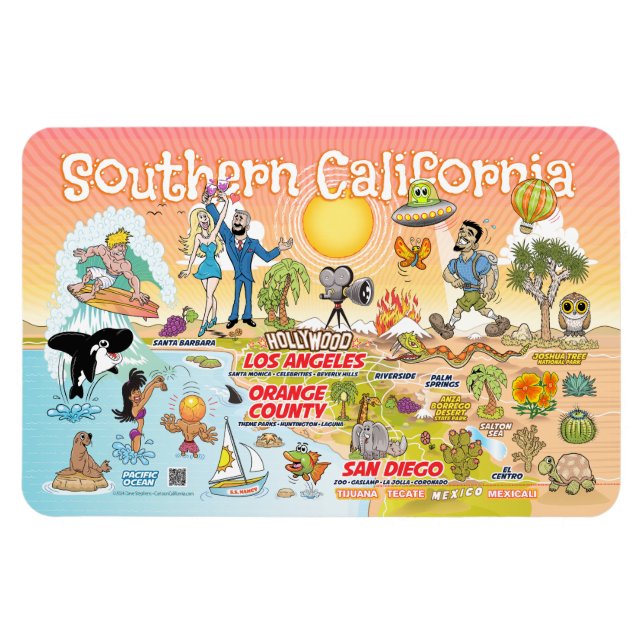 Southern California Magnet (Horizontal)