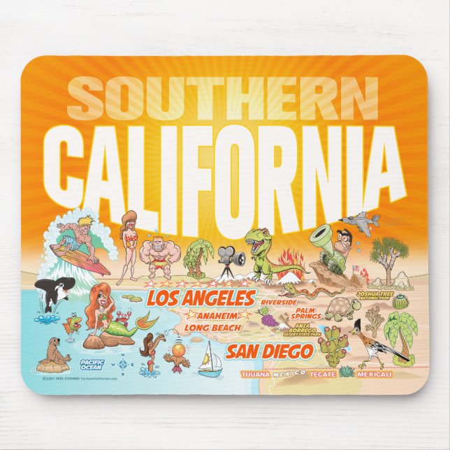 Southern California Mouse Pad (Front)