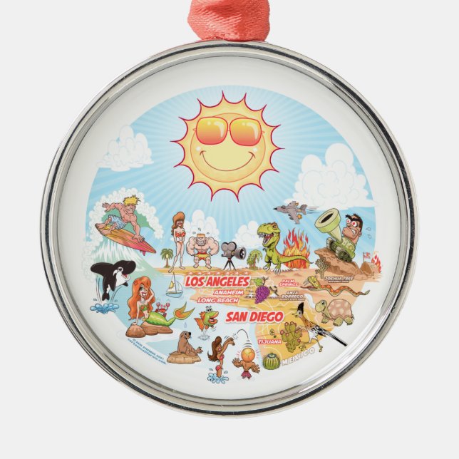 Southern California Ornament (Front)