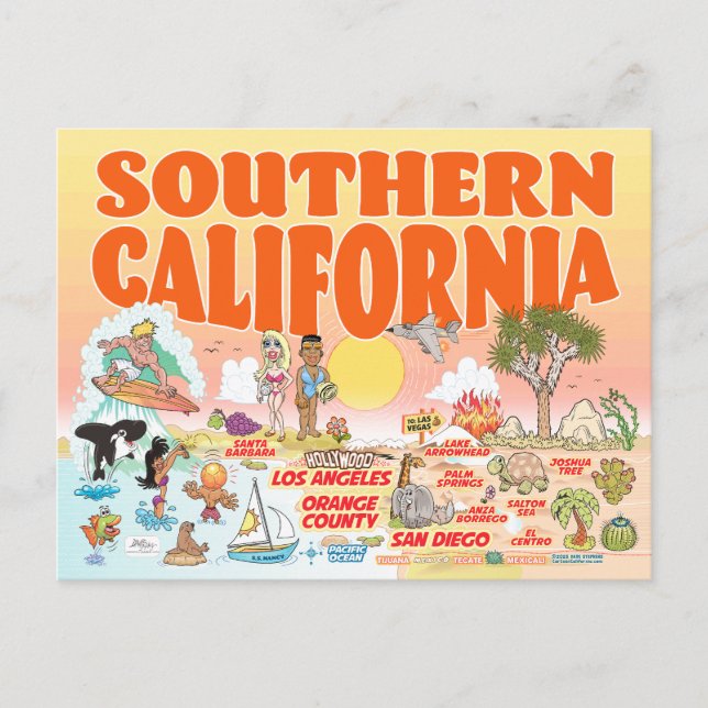 Southern California Postcard (Front)
