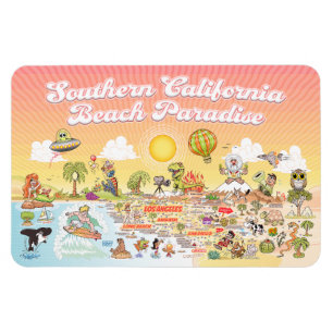 Southern California Sunset Magnet