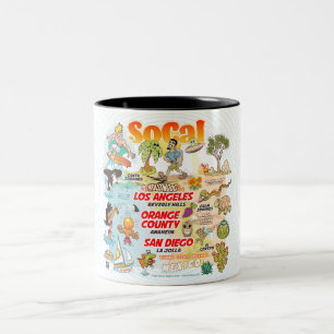 Southern California Two-Tone Coffee Mug