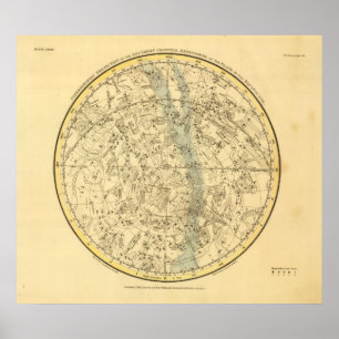 Southern Celestial Hemisphere Poster