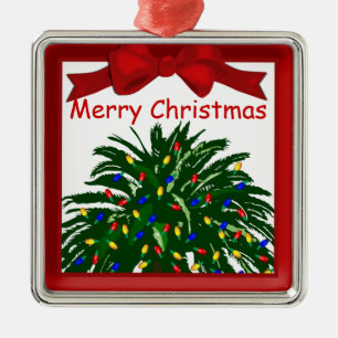 Southern Christmas Palm Tree Premium Ornament