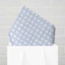 Southern Coastal Grandmillennial Blue Gingham