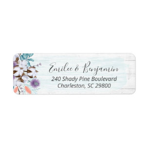 Southern Country Cotton Boll Rustic Wood Adresse