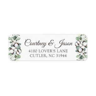 Southern Country Cotton Boll Rustic Wood Adresse L