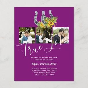 Southern Country Rustic Photo BUDGET Wedding       Flyer