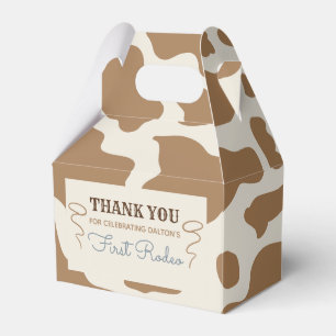 Southern Cowboy Birthday Party Favor Box