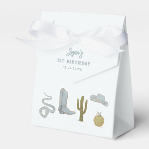 Southern Cowboy Birthday Party Favor Box