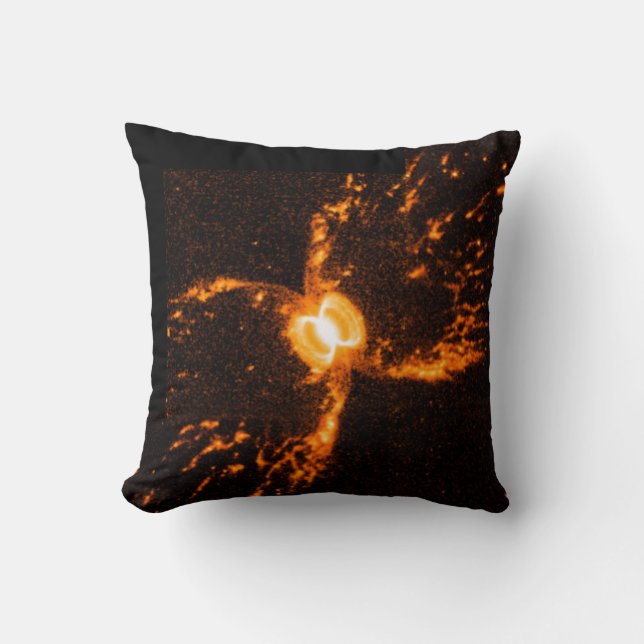 Southern Crab Nebula (He2-104) Throw Pillow (Front)
