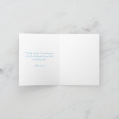 Southern Cross Christian Notecard & Invite- Blue (Inside)