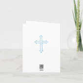 Southern Cross Christian Notecard & Invite- Blue (Back)
