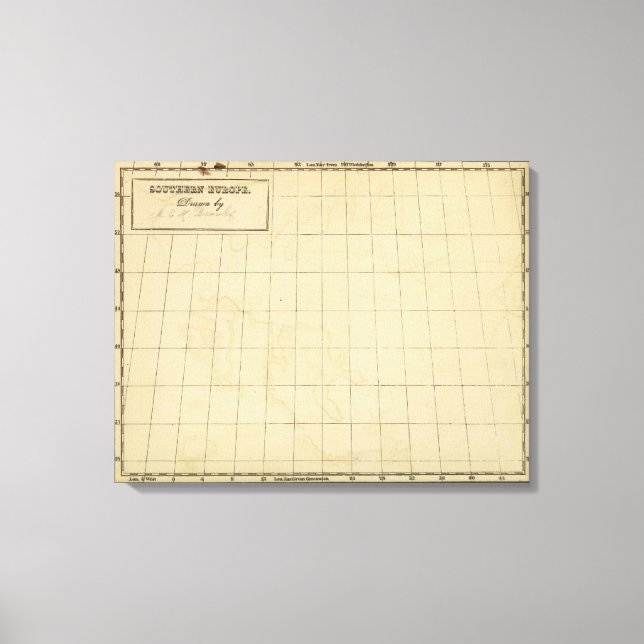 Southern Europe Canvas Print (Front)