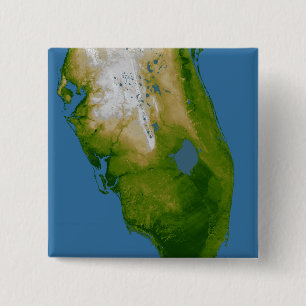 Southern Florida 2 Inch Square Button