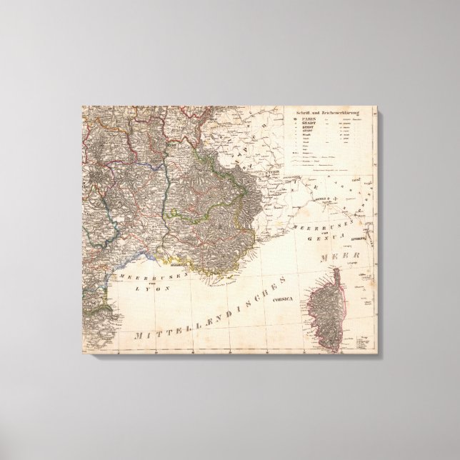 Southern France Canvas Print (Front)