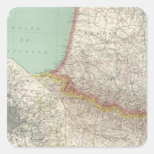 Southern France Square Sticker