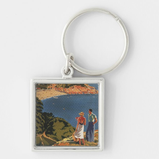 Southern/Great Western Rail Couple on Cliff Keychain (Front)