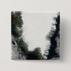 Southern Greenland 2 Inch Square Button
