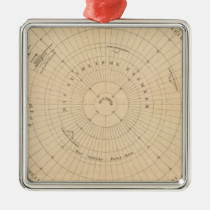 Southern Hemisphere, Antarctica Metal Ornament