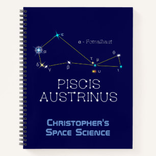 Southern Hemisphere Constellation Piscis Austrinus Notebook
