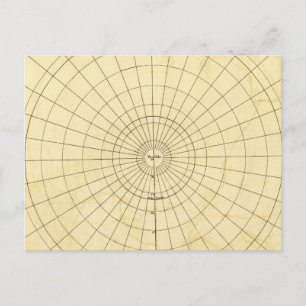 Southern Hemisphere Outline Postcard