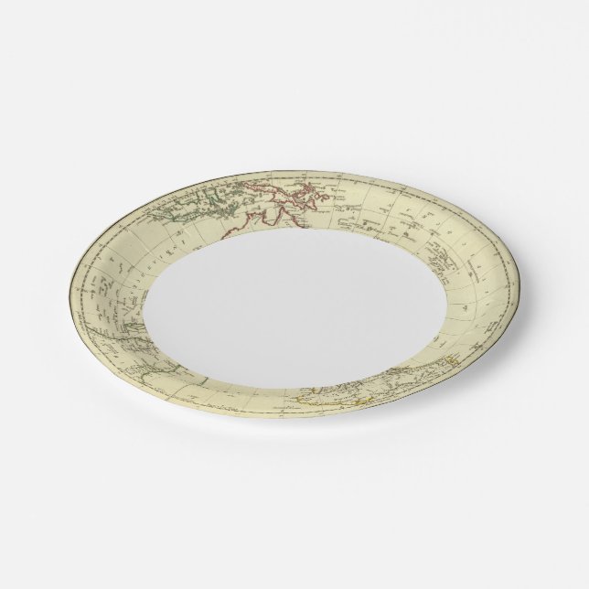 Southern Hemisphere Paper Plate (Angled)