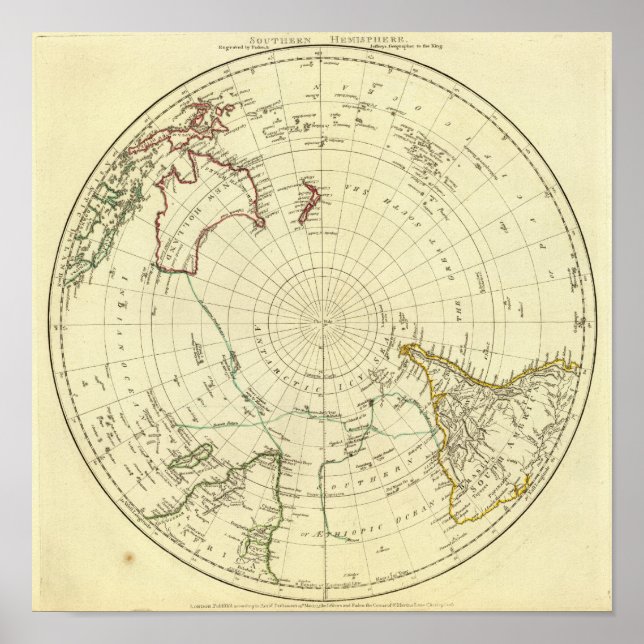 Southern Hemisphere Poster (Front)